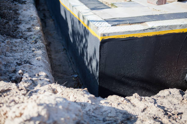 Residential Wet Basement Repair installation at a Canton, PA home by SJ Waterproofing Pros
